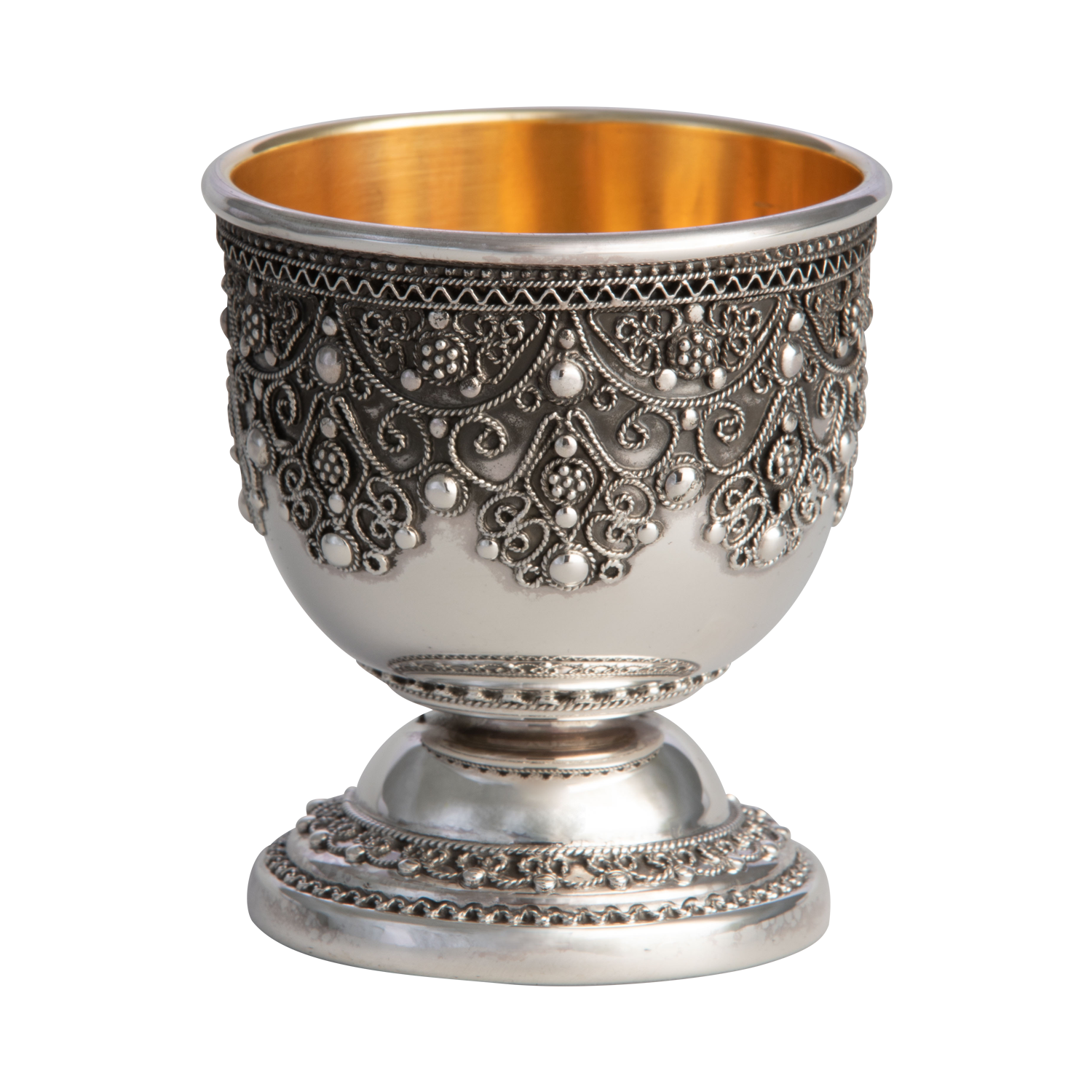 גביע בר מצווה עם רגל מים אחרונים